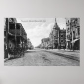 Poster Vue de la dix-neuvième rue # 2Bakersfield, CA (Devant)