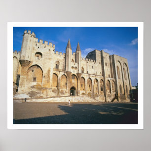 Poster Vue de la façade d'entrée du palais (photo)