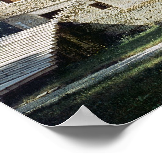 Poster Vue de la façade principale, construite en 1559-60 (Coin)