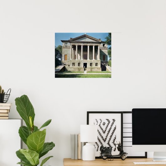 Poster Vue de la façade principale, construite en 1559-60 (Bureau à domicile)