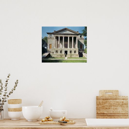 Poster Vue de la façade principale, construite en 1559-60 (Cuisine)