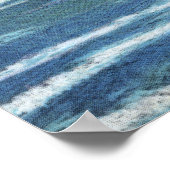 Poster Vue de la falaise de Bald Head à York Beach (Coin)