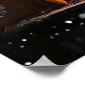 Poster Vue de la fenêtre de décembre Beau paysage (Coin)