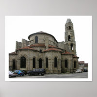 Vue de la flèche de l'église (photo)