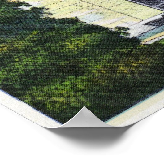 Poster Vue de la fontaine commémorative Spencer Trask (Coin)