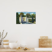 Poster Vue de la fontaine commémorative Spencer Trask (Cuisine)