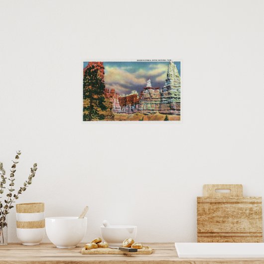 Poster Vue de la formation de Queen Victoria Rock (Cuisine)