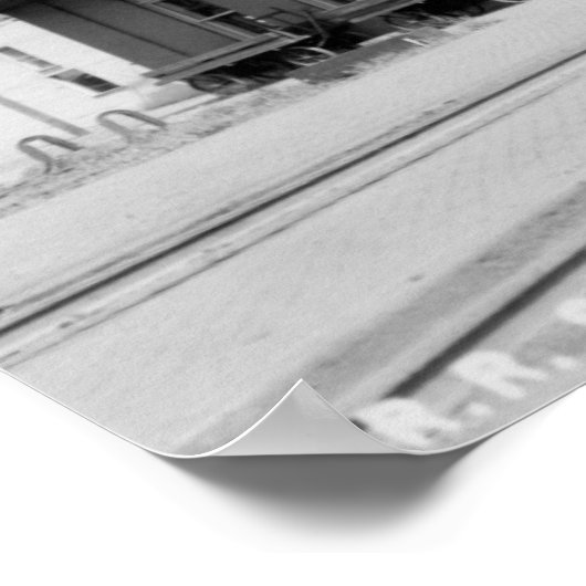 Poster Vue de la gare (Coin)