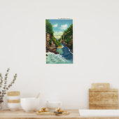 Poster Vue de la gorge de Fall Creek (Cuisine)