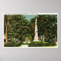 Vue de la guerre mondiale, monuments commémoratifs