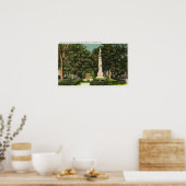 Poster Vue de la guerre mondiale, monuments commémoratifs (Cuisine)