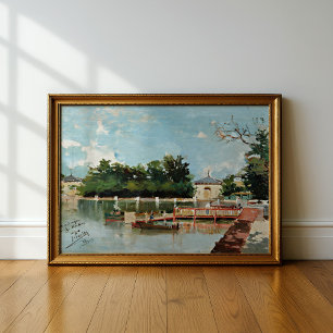 Poster Vue de la Jetty   Joaquín Sorolla