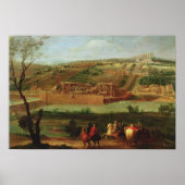 Poster Vue de la machine Marly (Devant)