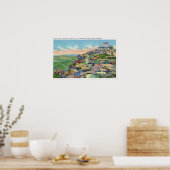 Poster Vue de la Maison du Sommet, Terminal de l'ascenseu (Cuisine)