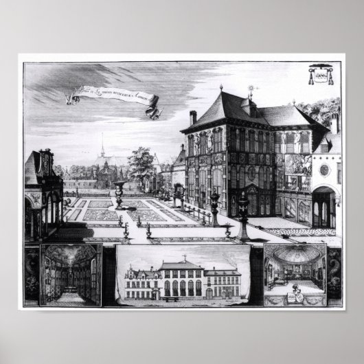 Poster Vue de la Maison Hilwerue (Devant)