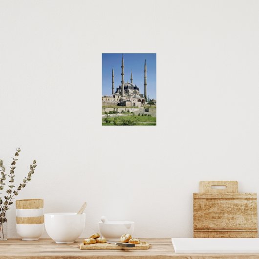 Poster Vue de la mosquée, ottomane, construite vers 1569- (Cuisine)