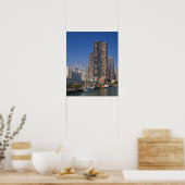 Poster Vue de la Navy Pier de Chicago (Cuisine)