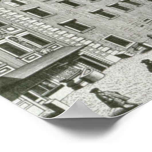 Poster Vue de la Peterskirche (Coin)