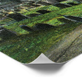 Poster Vue de la pierre tombale de Ben Franklin (Coin)