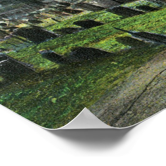 Poster Vue de la pierre tombale de Ben Franklin (Coin)