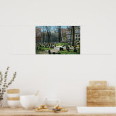 Poster Vue de la pierre tombale de Ben Franklin (Cuisine)