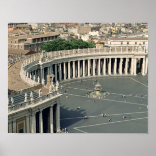 Poster Vue de la place