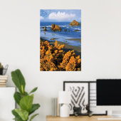Poster Vue de la plage de l'Oregon à Bandon (Bureau à domicile)