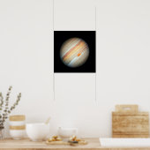 Poster Vue de la planète Jupiter (télescope Hubble) (Cuisine)