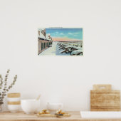 Poster Vue de la Plate-forme Sud en hiver (Cuisine)