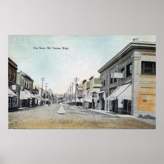 Poster Vue de la première rue 2 (Devant)