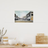 Poster Vue de la première rue 2 (Cuisine)