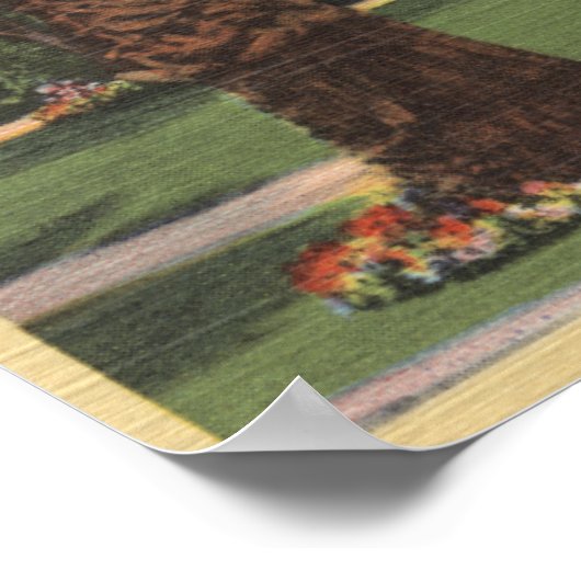 Poster Vue de la résidence d'Eleanor Powell (Coin)