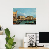 Poster Vue de la Riva degli Schiavoni Venice (Bureau à domicile)
