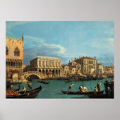 Poster Vue de la Riva degli Schiavoni Venice (Devant)