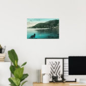 Poster Vue de la rive sud de SausalitoSausalito, CA (Bureau à domicile)