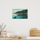 Poster Vue de la rive sud de SausalitoSausalito, CA (Cuisine)