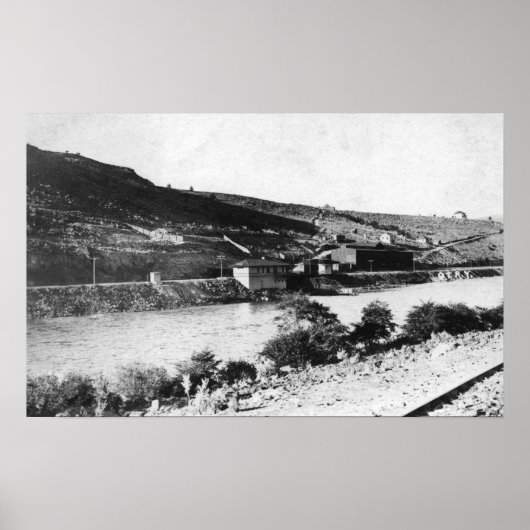 Poster Vue de la rivière Maupin, Oregon et Deschutes (Devant)