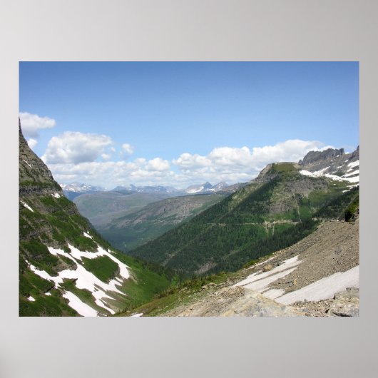 Poster Vue de la route du Soleil (Devant)