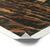 Poster Vue de la route Switch Back, Mt. Carmel (Coin)