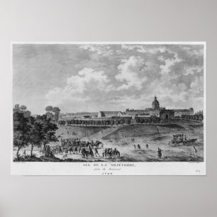 Poster Vue de La Salpetriere de Hopital