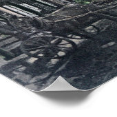 Poster Vue de la section affaires avec chariot à cheval (Coin)