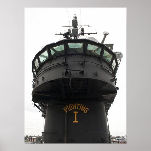 Poster Vue de la section avant de la superstructure (Devant)