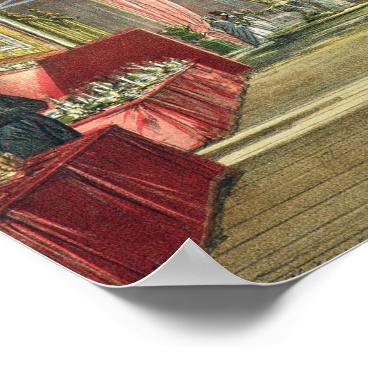 Poster Vue de la section Inde de la Grande Exposition (Coin)