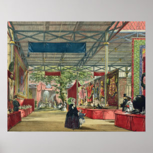 Poster Vue de la section Inde de la Grande Exposition