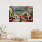 Poster Vue de la section Inde de la Grande Exposition (Cuisine)
