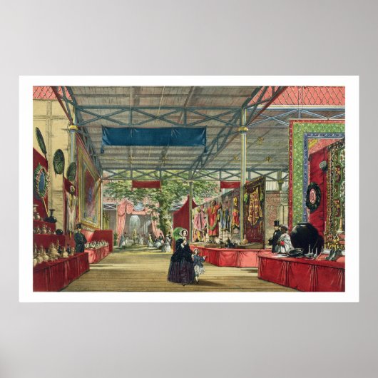 Poster Vue de la section Inde de la Grande Exposition (Devant)