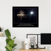 Poster Vue de la Station spatiale internationale (Bureau à domicile)
