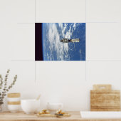 Poster Vue de la Station spatiale internationale de Disco (Cuisine)