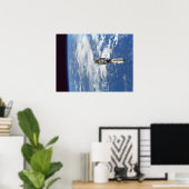 Poster Vue de la Station spatiale internationale de Disco (Bureau à domicile)