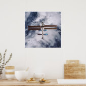 Poster Vue de la Station spatiale internationale de Disco (Cuisine)